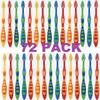 AIAG 72 Count Kids Premium Individually Wrapped Bulk Toothbrush Pack, Soft Bristles, Cute Toothbrushes for Children Toddler Ergonomics Handle, Perfect for Travel Hotel Donation School Camp Daycare view 1