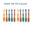 AIAG 72 Count Kids Premium Individually Wrapped Bulk Toothbrush Pack, Soft Bristles, Cute Toothbrushes for Children Toddler Ergonomics Handle, Perfect for Travel Hotel Donation School Camp Daycare view 3
