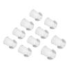 10 Pcs Soft Silicone Air Tube Earphone Earplugs Replacement, Comfortable and Reliable Earplugs for Suitable for All Walkie Talkies view 1