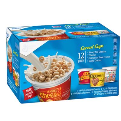 Cereal Cup Variety Pack, 12 Countt (1 Pack)
