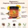 Taspen's Organics Magnesium No More Aches Cayenne Relief Cream Pain, Tension & Nerve Comfort Muscle Relief Warming with Cayenne, Ginger, Arnica & St. John's Wort Topical Fast Relief (4 oz) view 4