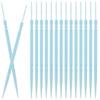 Alipis 1100pcs Double-Ended Food-Grade Interdental Toothpicks and Brush Design for Oral Care Disposable and Convenient for Daily Use Plastic Sticks White view 1