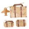Housoutil 50pcs Luggage Design Candy Box Wedding Box Wrapping Sturdy Cardboard Material view 2