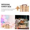 Housoutil 50pcs Luggage Design Candy Box Wedding Box Wrapping Sturdy Cardboard Material view 3