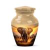 Remembrate Elephant Small Urns for Human Ashes Adult Male 10 Inch, 4 Keepsake Set - Sunrise Urn for Adult Female Ashes - Field Memorial Burial Urns for Cremated Remains - Memorial Large Urn view 2