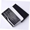 NIYANGLE 7-Piece Stainless Steel Ear Spoon Set Ear Wax Removal Tools for Safe and Effective for Home Use and Travel view 3