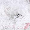 DINHEAROM 100g Shredded Paper Filler for Boxes White Crinkle Cut Party Supplies for Birthdays Weddings and Holidays Attractive Box Filling Material view 1