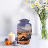 Casketique Cowboy Funeral Urns for Adult Male - Large Purple Burial Urn for Ashes for Women - Cremation Urn - Memorial Urns for Human Ashes Adult Female - 10 Inch view 4