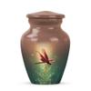 Casketique Dragonfly Cremation Urns for Adult Ashes Women 1 Large 4 Keepsake - Brown Memorial Funeral Urns for Adult Male - Green Burial Urn for Ashes for Women - 10 & 3 Inch Combo view 2