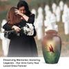 Casketique Dragonfly Cremation Urns for Adult Ashes Women 1 Large 4 Keepsake - Brown Memorial Funeral Urns for Adult Male - Green Burial Urn for Ashes for Women - 10 & 3 Inch Combo view 4
