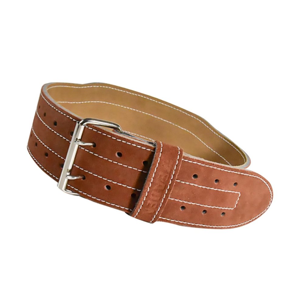 Leather Weightlifting Waist Belt for Squats and Gym Support