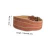 Leather Weightlifting Waist Belt for Squats and Gym Support view 2