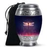 Casketique Dragonfly Funeral Urn for Ashes for Women - Large Purple Cremation Urns Adult Male Ashes - Memorial Urn for Mom - Purple Funeral Ash Container for Dad - 10 Inch view 1