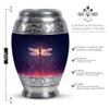 Casketique Dragonfly Funeral Urn for Ashes for Women - Large Purple Cremation Urns Adult Male Ashes - Memorial Urn for Mom - Purple Funeral Ash Container for Dad - 10 Inch view 2