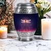 Casketique Dragonfly Funeral Urn for Ashes for Women - Large Purple Cremation Urns Adult Male Ashes - Memorial Urn for Mom - Purple Funeral Ash Container for Dad - 10 Inch view 4