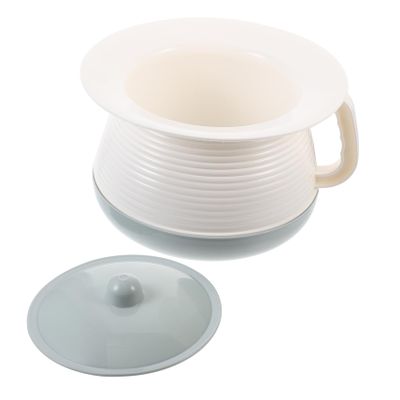 HAKIDZEL Portable Bedpan with Lid Thickened Spittoon Urinal Pot for Adults and Children Handheld Urinal Pan for Home and Travel Use Convenient Night Toilet