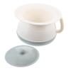 HAKIDZEL Portable Bedpan with Lid Thickened Spittoon Urinal Pot for Adults and Children Handheld Urinal Pan for Home and Travel Use Convenient Night Toilet view 1