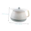 HAKIDZEL Portable Bedpan with Lid Thickened Spittoon Urinal Pot for Adults and Children Handheld Urinal Pan for Home and Travel Use Convenient Night Toilet view 2