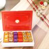 Ghasitaram Gifts Jaiccha Rakhi Gifts for Brothers Best Assorted Bites 18 pcswith 2 Rakhis view 1