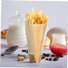 MUCKLILY 50pcs Disposable Ice Cream Packing Cones Candy Cones for Parties Safe and Elegant Dessert Holders for Catering and Events view 4