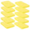 NIYANGLE 10Pcs Natural Pulp Cleaning Sponges Reusable Kitchen Scrubbers for Efficient Dish Washing Versatile Household Use for Pans Bowls and Cups view 1
