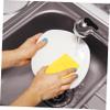 NIYANGLE 10Pcs Natural Pulp Cleaning Sponges Reusable Kitchen Scrubbers for Efficient Dish Washing Versatile Household Use for Pans Bowls and Cups view 4