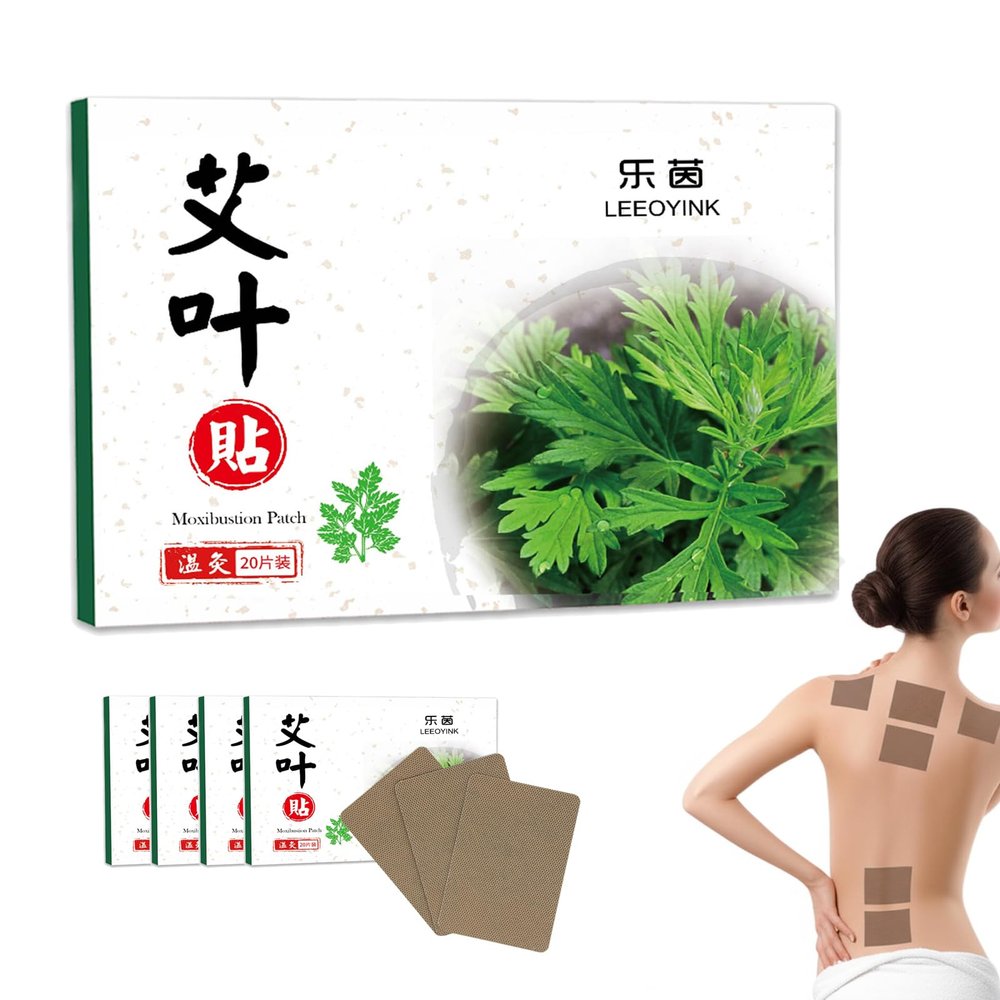 (100pcs) Moxibustion Patches for Muscle & Joint Relief Natural Moxa Sticker for Back, Neck & Joint Discomfort Herbal Heat Therapy, Targeted Comfort for Long-Lasting Relief