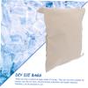 Wakauto 2sets Portable Canvas Ice Bags for Bar Dedicated Crushed Ice Bags for Cocktails BBQ Parties Supermarkets and Restaurants Reduces Slippage Easy to Use 2pcs*2 view 3
