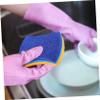 Gatuida 3-Layer Wood Pulp Cotton Dish Sponge Set 6Pcs Heavy Duty Cleaning Sponges for Kitchen Dishwashing Absorbent Wok Scrub for Pots and Pans view 3