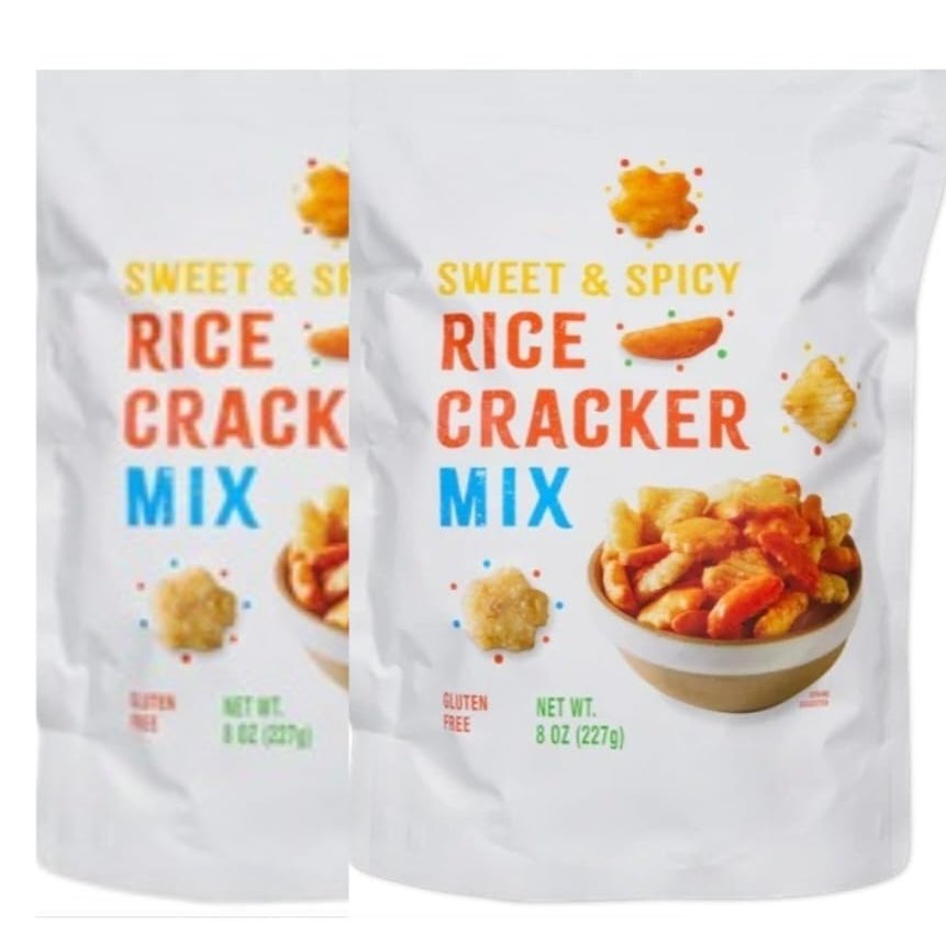Sweet and Spicy Rice cracker mix 2 pack each 8oz