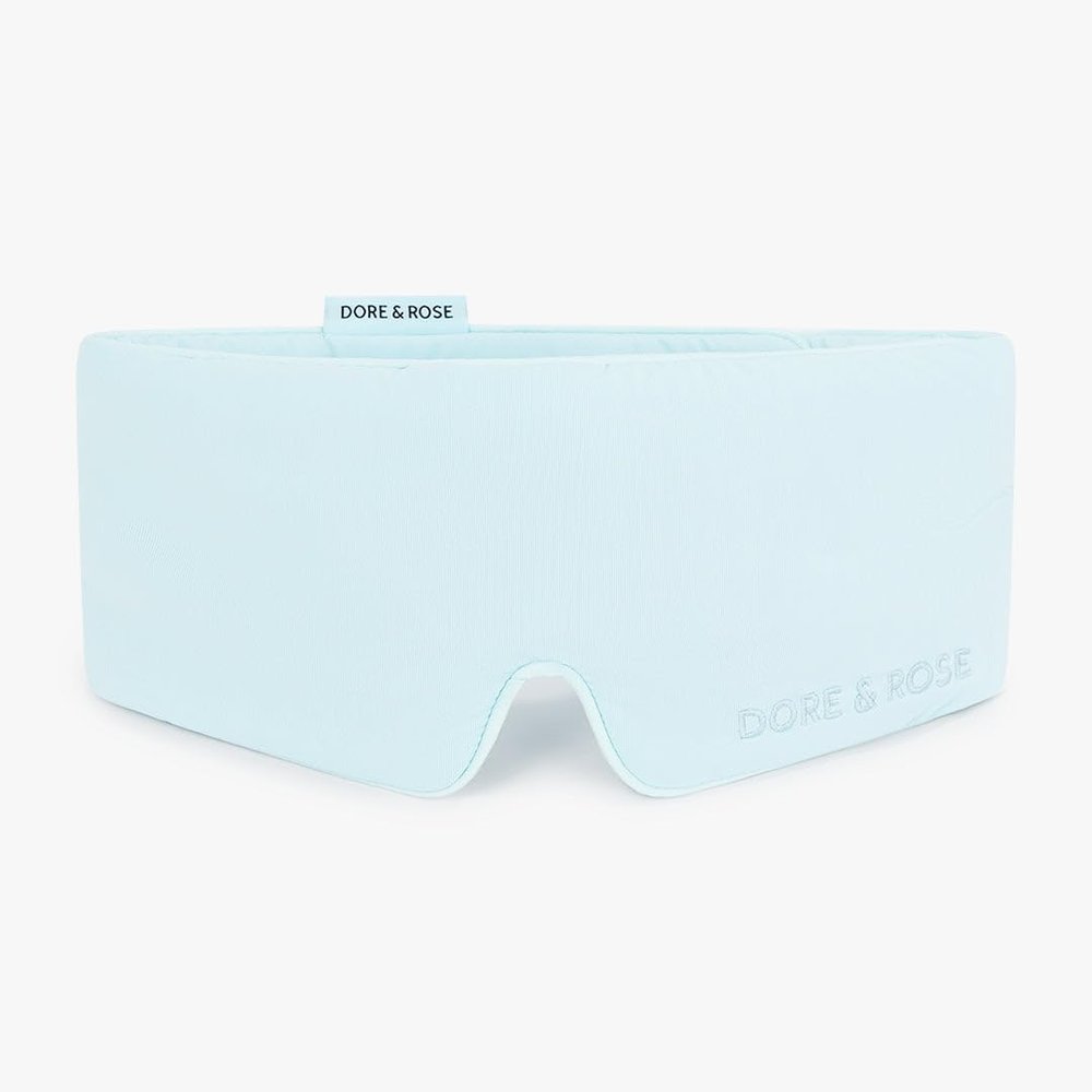 Aeris Cooling Sleep Mask for Hot Sleepers, Blocks Light, Reduces Puffiness, Adjustable Eye Mask for Travel, Men and Women, Ultra-Soft and Lightweight