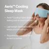 Aeris Cooling Sleep Mask for Hot Sleepers, Blocks Light, Reduces Puffiness, Adjustable Eye Mask for Travel, Men and Women, Ultra-Soft and Lightweight view 2