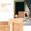 UKCOCO Pet Urn for Dog and Cat Ashes Cremation Ash Box Lightweight Keepsake Memorial Casket Portable Natural Finish view 3