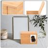 UKCOCO Pet Urn for Dog and Cat Ashes Cremation Ash Box Lightweight Keepsake Memorial Casket Portable Natural Finish view 4