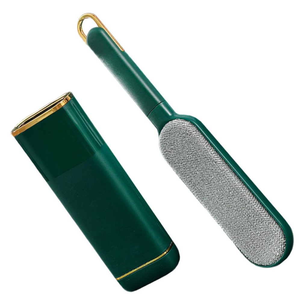 CHILDWEET Pet Hair Brush Dual Sided Static Cleaning Tool for Dog and Portable Lint Roller with Self Cleaning Base for Home and Travel Packaging