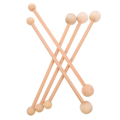 5Pcs Wooden Back Massager Hammer Stick Handheld Manual Massage Tool for Shoulder and Full Body Relief Versatile DIY Massage Stick with Comfortable Grip and Natural
