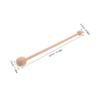 5Pcs Wooden Back Massager Hammer Stick Handheld Manual Massage Tool for Shoulder and Full Body Relief Versatile DIY Massage Stick with Comfortable Grip and Natural view 2
