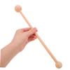 5Pcs Wooden Back Massager Hammer Stick Handheld Manual Massage Tool for Shoulder and Full Body Relief Versatile DIY Massage Stick with Comfortable Grip and Natural view 4