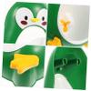 Gogogmee Penguin Shaped Potty Training Urinal for Boys Wall Mounted Urinal with Suction Cups Height Easy to Clean Fun Rotating Water Wheel for Home and Kindergarten view 3