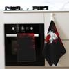 Tonga Tongans Eagle Flag Premium Waffle Kitchen Towel Microfiber Kitchen Towels, Super Absorbent 16 X 26 Inches Reusable Dish Towels for Kitchen and Household view 4