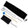 Bloepum Tuning Fork with Silicone Hammer Bag for Healing, Musical Instrument, Sound Therapy 68.05HZ view 1