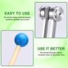 Bloepum Tuning Fork with Silicone Hammer Bag for Healing, Musical Instrument, Sound Therapy 68.05HZ view 2