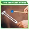 Bloepum Tuning Fork with Silicone Hammer Bag for Healing, Musical Instrument, Sound Therapy 68.05HZ view 3