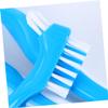 BCOATH Denture Brush Double-Sided Soft Bristles Anti-Slip Handle 3-Piece Set for Denture Care and Cleaning Portable False Teeth Cleaning Tool for Home Use view 4