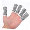 PRETYZOOM 60pcs Cut-Resistant Finger Cots for DIY Crochet Kitchen Sculpture Work Gel Finger Sleeves Thumb Protectors view 3