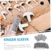 PRETYZOOM 60pcs Cut-Resistant Finger Cots for DIY Crochet Kitchen Sculpture Work Gel Finger Sleeves Thumb Protectors view 4