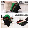 Burkina Faso People of Burkina Faso Flag Premium Waffle Kitchen Towel Microfiber Kitchen Towels, Super Absorbent 16 X 26 Inches Reusable Dish Towels for Kitchen and Household view 3