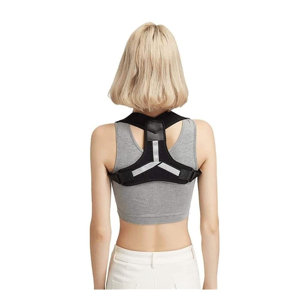 2Pcs Back Braces Correction Corrector Support Adjustable Correcting Shoulder Clavicle Invisible Thoracic Brace