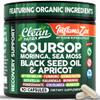 Clean Nutra Soursop Supplement Moringa Sea Moss Black Seed Oil Berberine Turmeric Resveratrol Quercetin Greens Bitters Boswellia Bitter Melon Burdock Root Antioxidant Support 90 Capsules view 1
