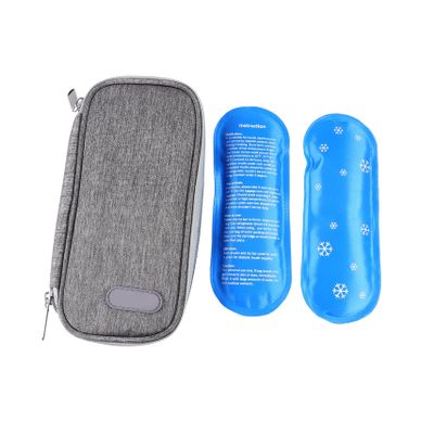 Beaupretty 75g Portable Insulin Cooler Holder Diabetic Bag Medicine Cooler Organizer Insulin Travel Case Ice Pack Bag for Diabetic Supplies